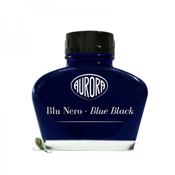 Aurora blue-black Inkwell