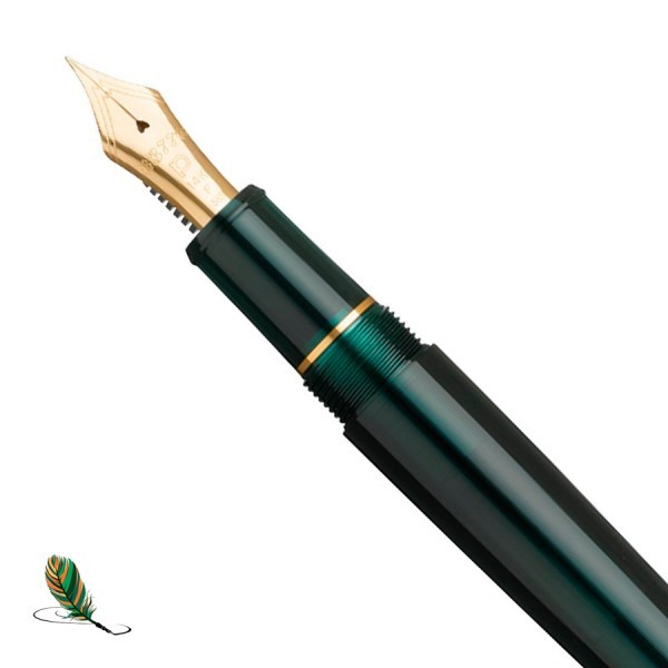 Platinum Laurel Green fountain pen gold nib