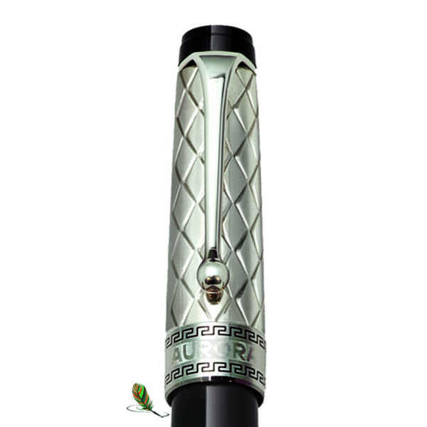 Aurora Optima Riflessi Black and Silver Cap