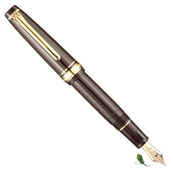Sailor Professional Gear Slim Mini Puff Brown Fountain Pen
