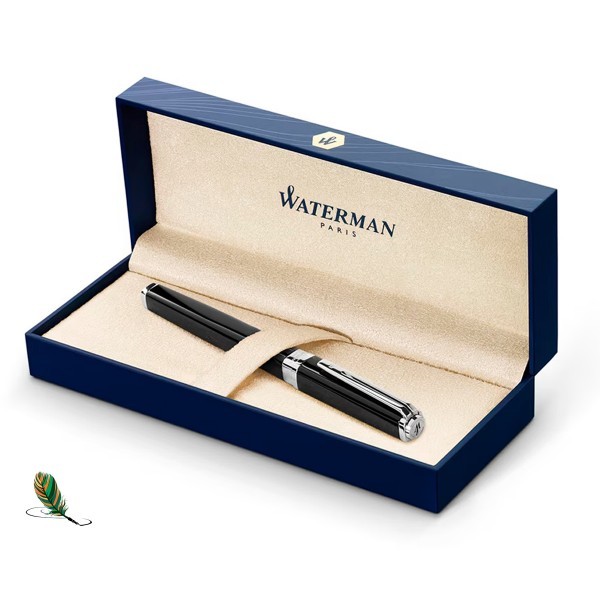 Presentation case of the Waterman Exception Black Lacquer ST Fountain Pen