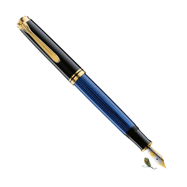 Pelikan Souverän M600 Black-Blue Fountain Pen