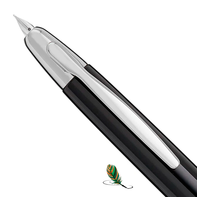 Pilot Vanishin Point black rhodium fountain pen nib