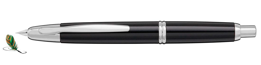 Pilot Capless black rhodium fountain pen FC-1500RR-B
