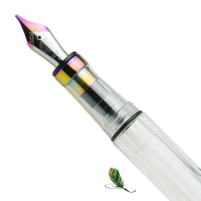 Iridiscent nib of the TWSBI 580 Iris