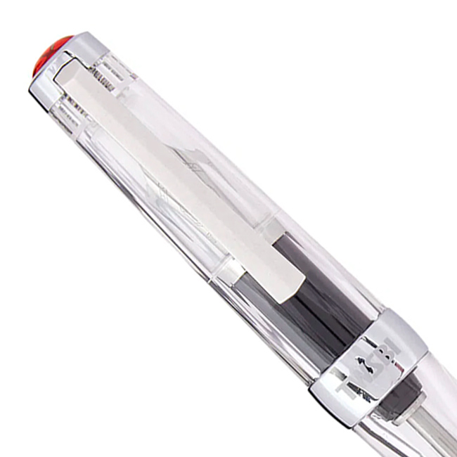 Translucid cap of the TWSBI Vac700R Clear fountain pen