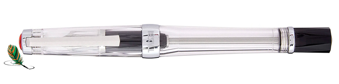 View of a complete TWSBI Vac 700R writing pen