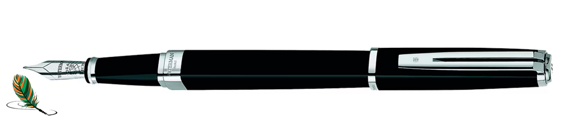 Waterman Exception Black with Palladium Trim